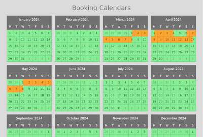 Librairie Booking Calendars