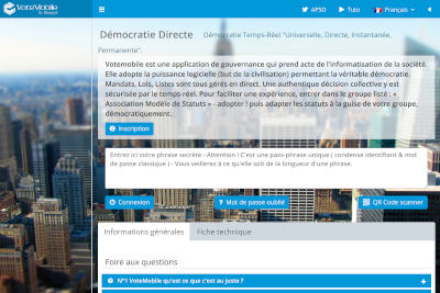 VoteMobile - application de démocratie directe